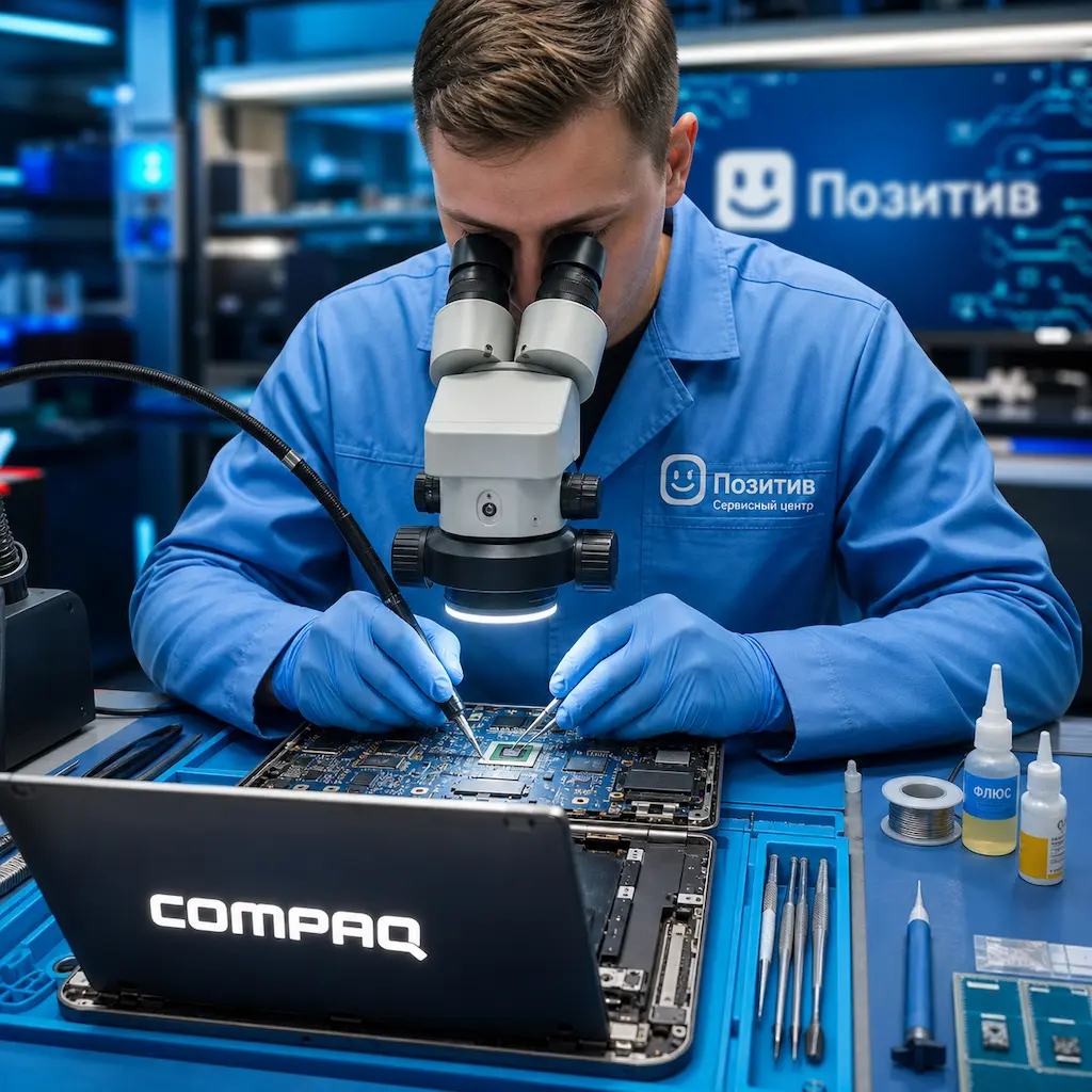 Замена видеокарты ноутбука Compaq в Брянске