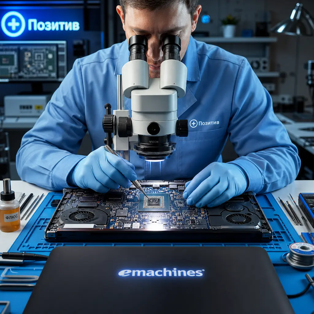 Замена видеокарты ноутбука Emachines в Брянске