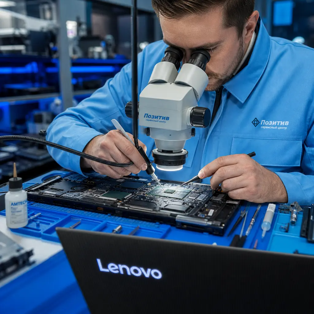 Замена видеокарты ноутбука Lenovo в Брянске