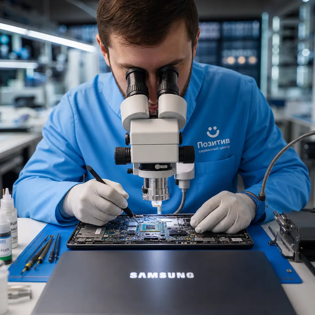 Замена видеокарты ноутбука Samsung в Брянске