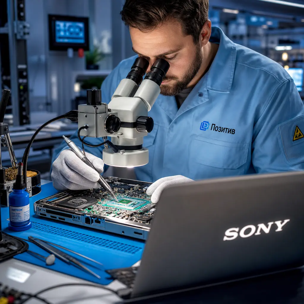 Замена видеокарты ноутбука Sony в Брянске
