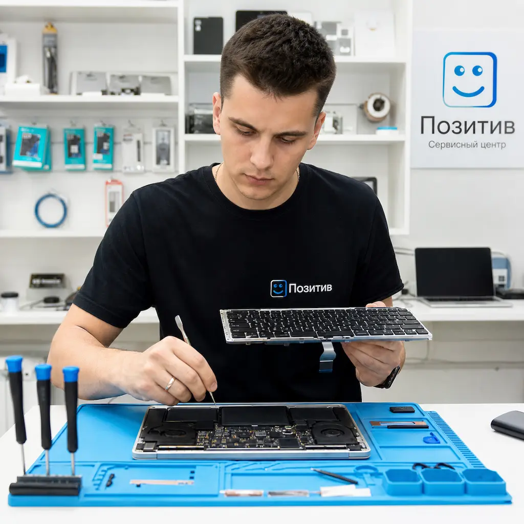 заменить клавиатуру на Apple Macbook в Брянске