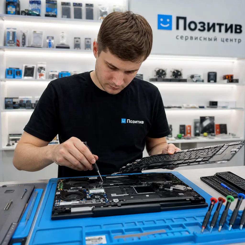 заменить клавиатуру на ноутбуке Samsung в Брянске