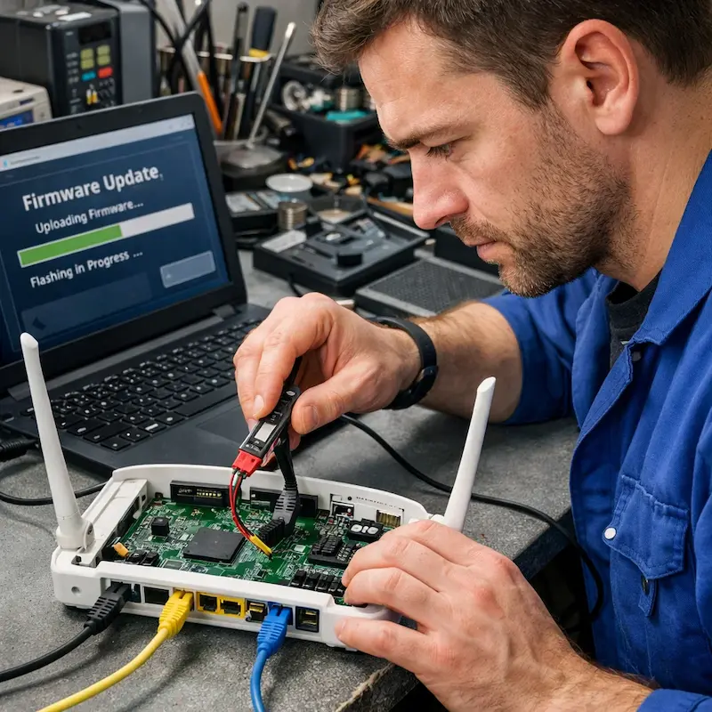 Обновление прошивки роутера в Брянске