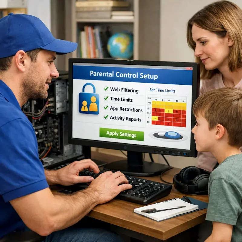 установка родительского контроля в Брянске