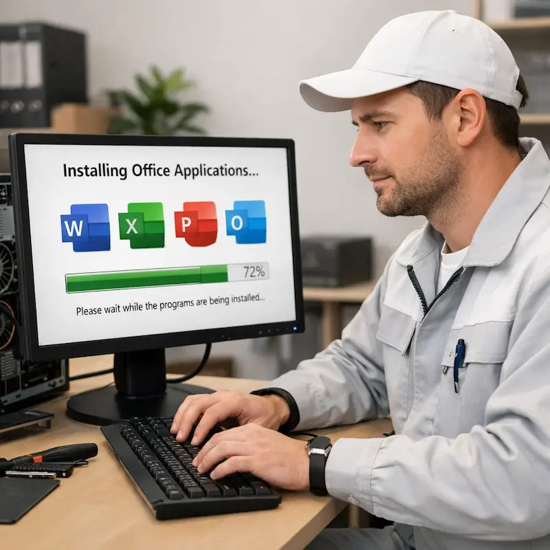 установка офисных программ на компьютер в Брянске